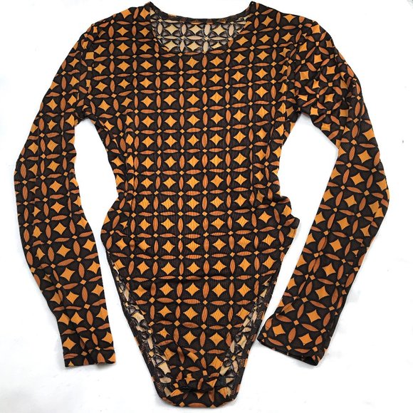 Tops - Made in France stretchy  High leg bodysuit top